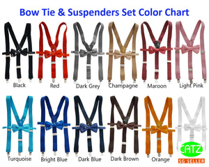 Suspenders and Bow Tie Set