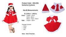 Load image into Gallery viewer, Santarina Costume - Kid&#39;s