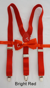 Suspenders and Bow Tie Set