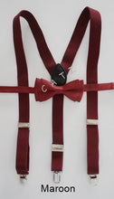 Load image into Gallery viewer, Suspenders and Bow Tie Set